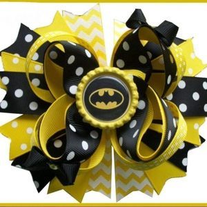 4.5 INCH BATMAN HAIRBOW